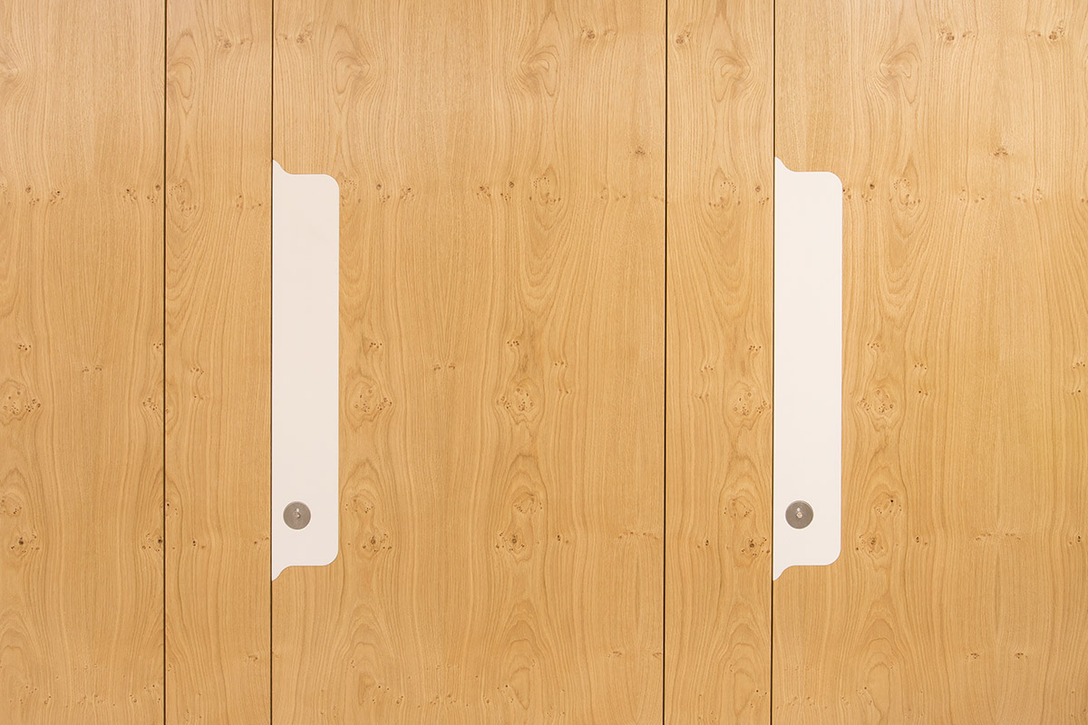 Shadbolt Pippy Oak veneered cubicles installed at One Fen Court