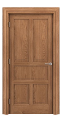 Shadbolt Timeless Type15 hardwood panelled door in European Oak veneer