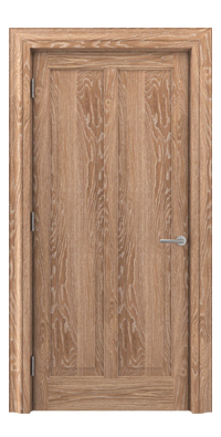 Shadbolt Timeless Type18 hardwood panelled door in European Oak veneer with lime finish