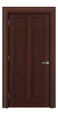 Shadbolt Timeless Type18 hardwood panelled door in Sapele Mahogany veneer