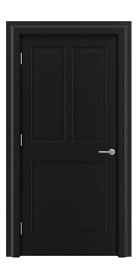 Shadbolt_Type4_Timeless_Hardwood_Door_in_RAL9005_paint_finish