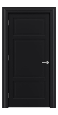 Shadbolt_Type9_Timeless_Hardwood_Door_in_RAL_9005_paint_finish