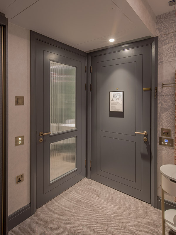 Shadbolt supplied primed hotel room doors to Vintry & Mercer in London.